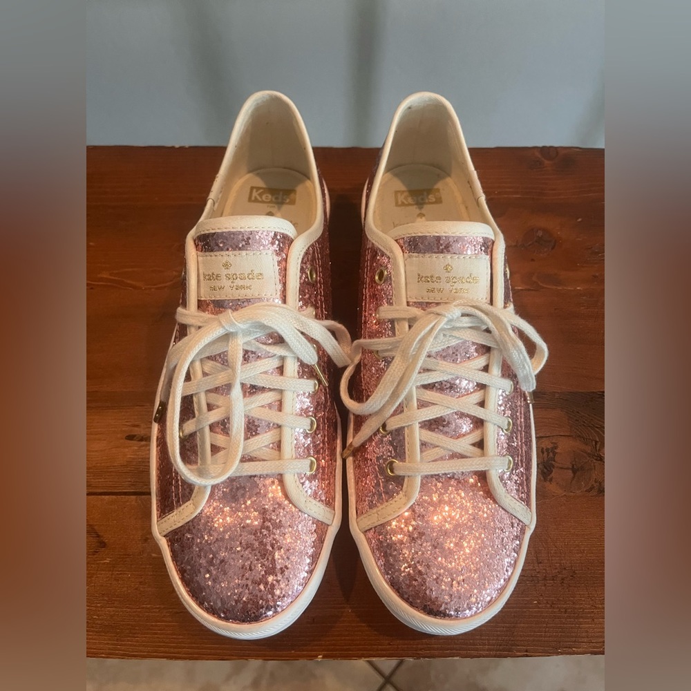 Kate Spade for Keds champion glitter shoes